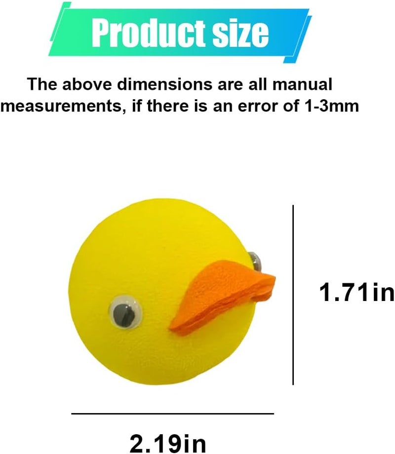 ZIMISI Cute Duck Car Antenna Topper, EVA Funny Auto Antenna Foam Ball, Easy to Find Car in The Parking Lot, Universal Vehicle Exterior Decoration Accessories for Car, Truck, SUV (Duck) - Image 2